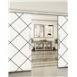 Holzschiebetür Slim-Line - Design-Linien Model 4072 Holzschiebetür Slim-Line - Design-Linien Model 4072