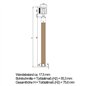 Holzschiebetür Eco-Line - Holzkunst  Model 4023