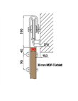 Holzschiebetür Barn-Line - Hell - Dunkel-Mix  Model 1065