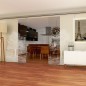 Glasschiebetür SLIM-LINE Baum Gelasert Auf Klarglas