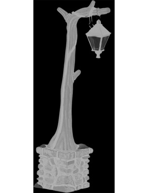 Glasschiebetür SLIM-LINE Baum 2 Gelasert Auf Klarglas