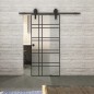 Glasschiebetür BARN-LINE Loft Schwarzlack 19 Blickdicht