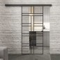 Glasschiebetür BLACK-LINE Loft Schwarzlack 13 Auf Klarglas Glasschiebetür BLACK-LINE Loft Schwarzlack 13 Auf Klarglas