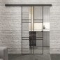 Glasschiebetür BLACK-LINE Loft Schwarzlack 14 Auf Klarglas Glasschiebetür BLACK-LINE Loft Schwarzlack 14 Auf Klarglas