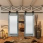 Glasschiebetür BARN-LINE - Country Bunt geplankt Modell 13