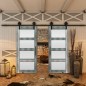Glasschiebetür BARN-LINE - Country Bunt geplankt Modell 35