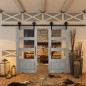 Glasschiebetür BARN-LINE - Country Graueiche Modell 32