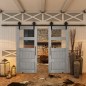 Glasschiebetür BARN-LINE - Country Graueiche Modell 33