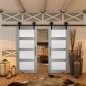 Glasschiebetür BARN-LINE - Country Graueiche Modell 35