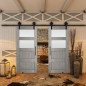 Glasschiebetür BARN-LINE - Country Graueiche Modell 37