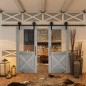 Glasschiebetür BARN-LINE - Country Graueiche Modell 52