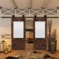 Glasschiebetür BARN-LINE - Country Altholz Astig Modell 14
