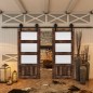 Glasschiebetür BARN-LINE - Country Altholz Astig Modell 37