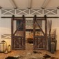 Glasschiebetür BARN-LINE - Country Altholz Astig Modell 41