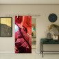 Glasschiebetür PIPE-LINE - Fotoprint Modell 186