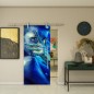 Glasschiebetür PIPE-LINE - Fotoprint Modell 351