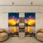 Glasschiebetür PIPE-LINE - Fotoprint Modell 166