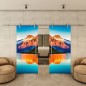 Glasschiebetür PIPE-LINE - Fotoprint Modell 179