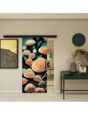 Glasschiebetür BLACK-LINE - Fotoprint Model 51