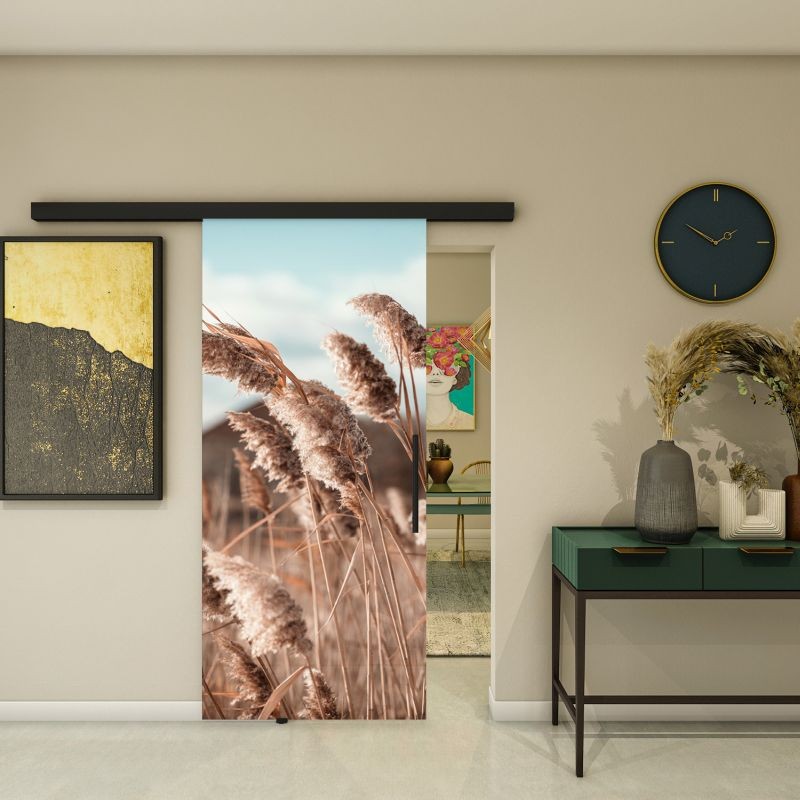 Glasschiebetür BLACK-LINE - Fotoprint Modell 71