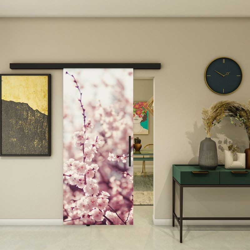 Glasschiebetür BLACK-LINE - Fotoprint Modell 72