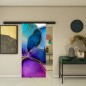 Glasschiebetür BLACK-LINE - Fotoprint Modell 78