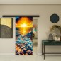 Glasschiebetür BLACK-LINE - Fotoprint Modell 127