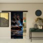 Glasschiebetür BLACK-LINE - Fotoprint Modell 134