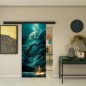 Glasschiebetür BLACK-LINE - Fotoprint Modell 139