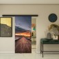 Glasschiebetür BLACK-LINE - Fotoprint Modell 141