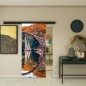Glasschiebetür BLACK-LINE - Fotoprint Modell 159