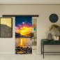 Glasschiebetür BLACK-LINE - Fotoprint Modell 166