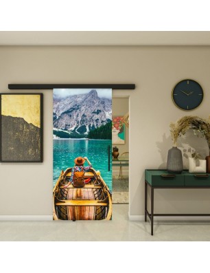 Glasschiebetür BLACK-LINE - Fotoprint Model 169