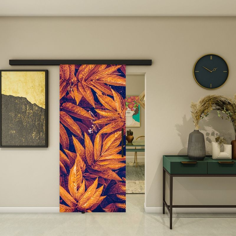 Glasschiebetür BLACK-LINE - Fotoprint Modell 175