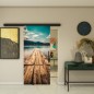 Glasschiebetür BLACK-LINE - Fotoprint Modell 182