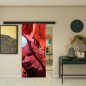 Glasschiebetür BLACK-LINE - Fotoprint Modell 186