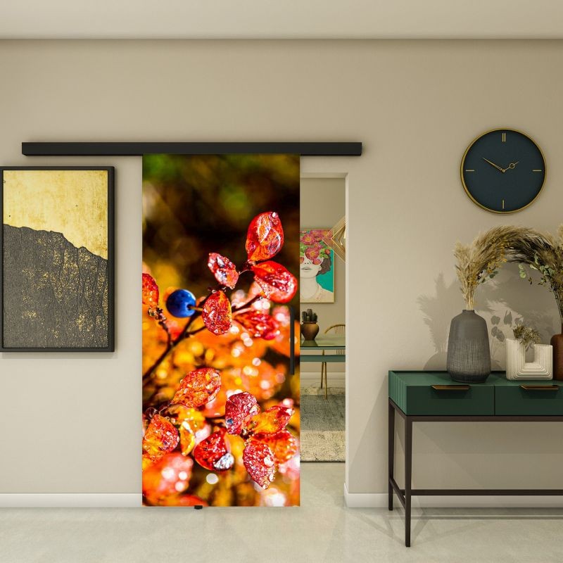Glasschiebetür BLACK-LINE - Fotoprint Modell 188