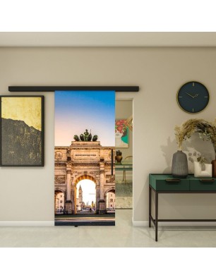 Glasschiebetür BLACK-LINE - Fotoprint Model 212