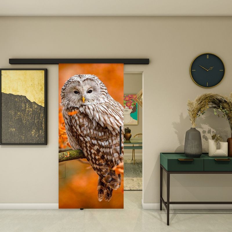 Glasschiebetür BLACK-LINE - Fotoprint Modell 238