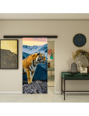 Glasschiebetür BLACK-LINE - Fotoprint Model 244