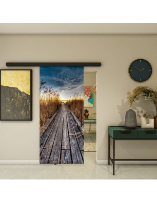 Glasschiebetür BLACK-LINE - Fotoprint Model 280