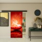 Glasschiebetür BLACK-LINE - Fotoprint Modell 286