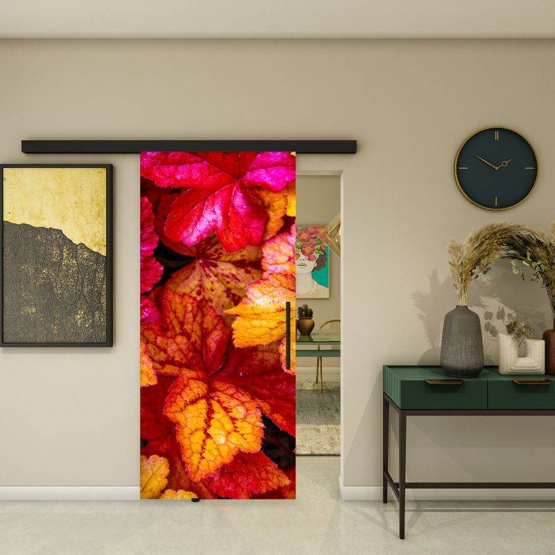 Glasschiebetür BLACK-LINE - Fotoprint Modell 308