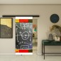 Glasschiebetür BLACK-LINE - Fotoprint Modell 327