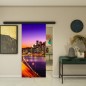 Glasschiebetür BLACK-LINE - Fotoprint Modell 329