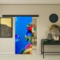 Glasschiebetür BLACK-LINE - Fotoprint Modell 332