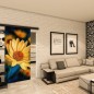 Glasschiebetür BLACK-LINE - Fotoprint Modell 69