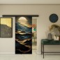 Glasschiebetür BLACK-LINE - Fotoprint Modell 133