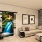 Glasschiebetür BLACK-LINE - Fotoprint Modell 311