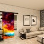 Glasschiebetür BLACK-LINE - Fotoprint Modell 340